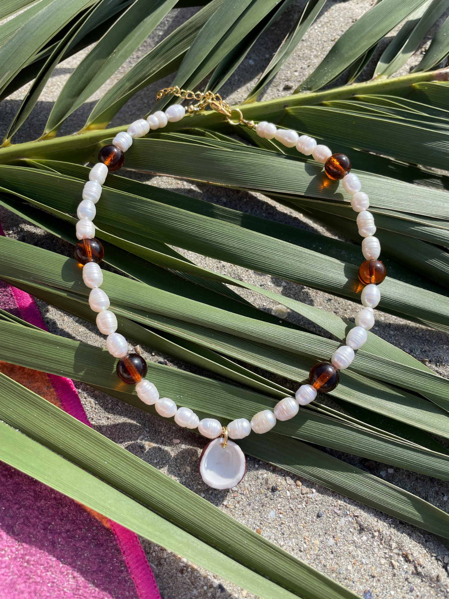 Collier noix de coco
