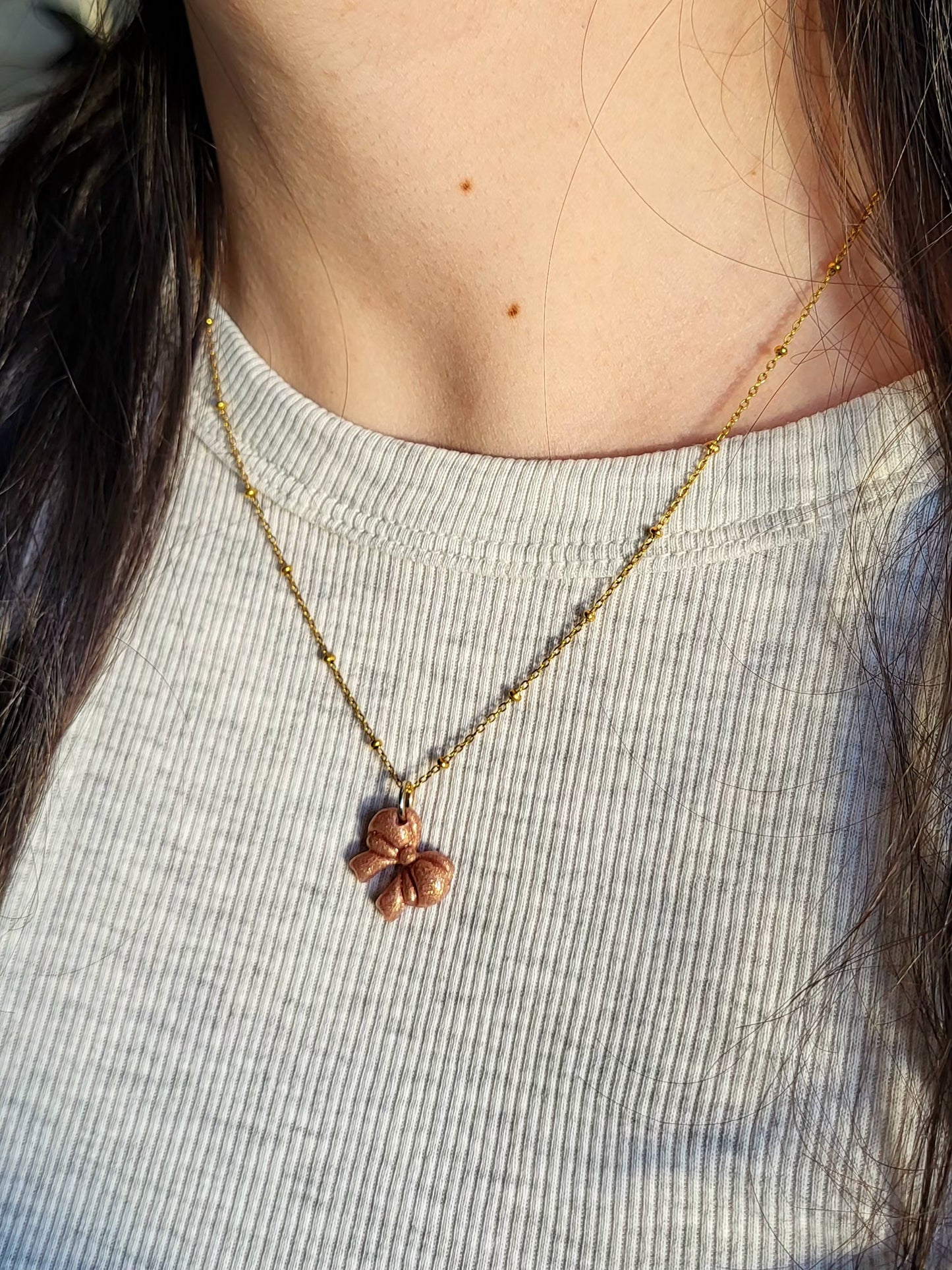 Rachel - collier chaîne dorée charms personnalisables