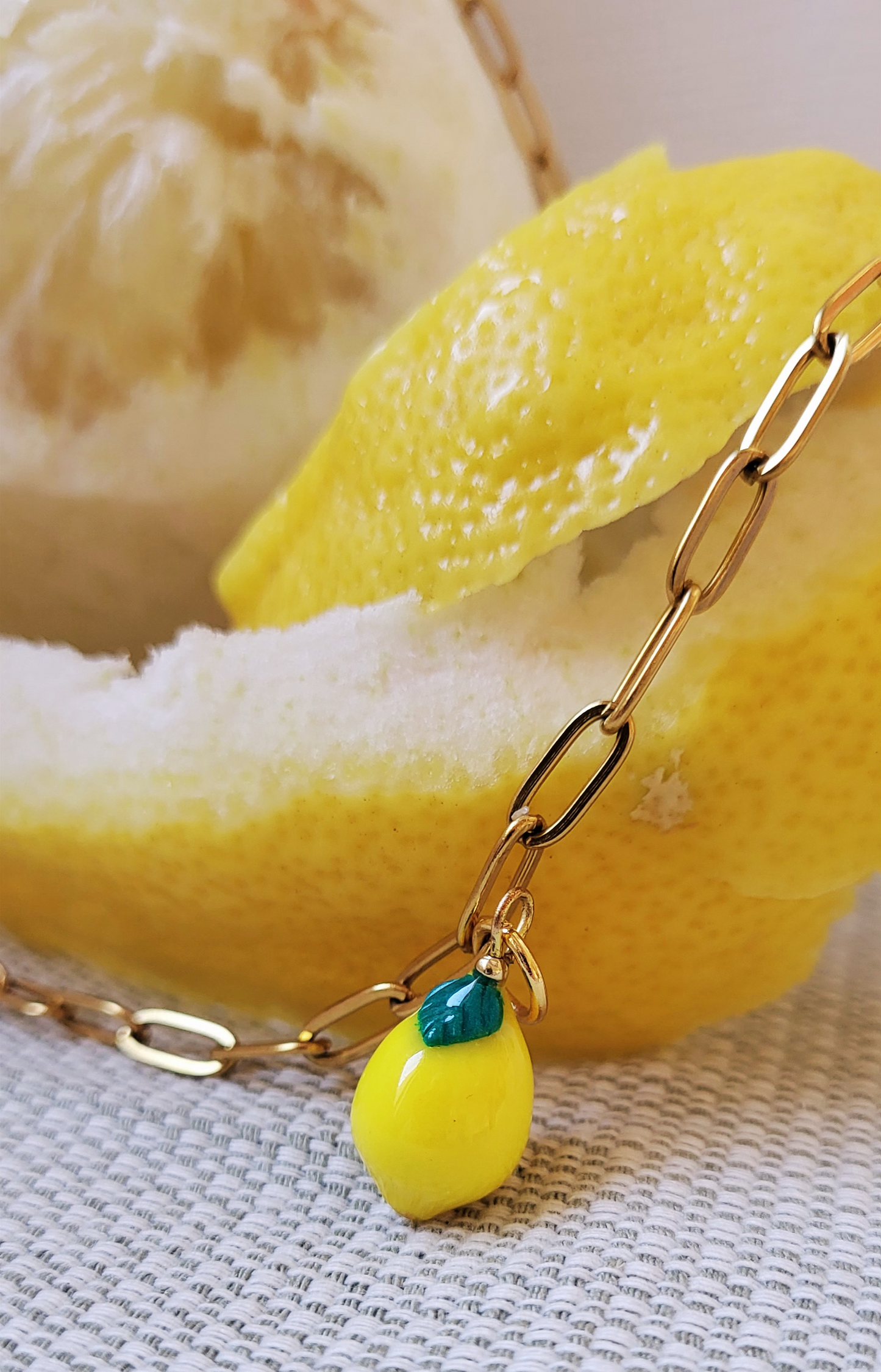 Collier citron
