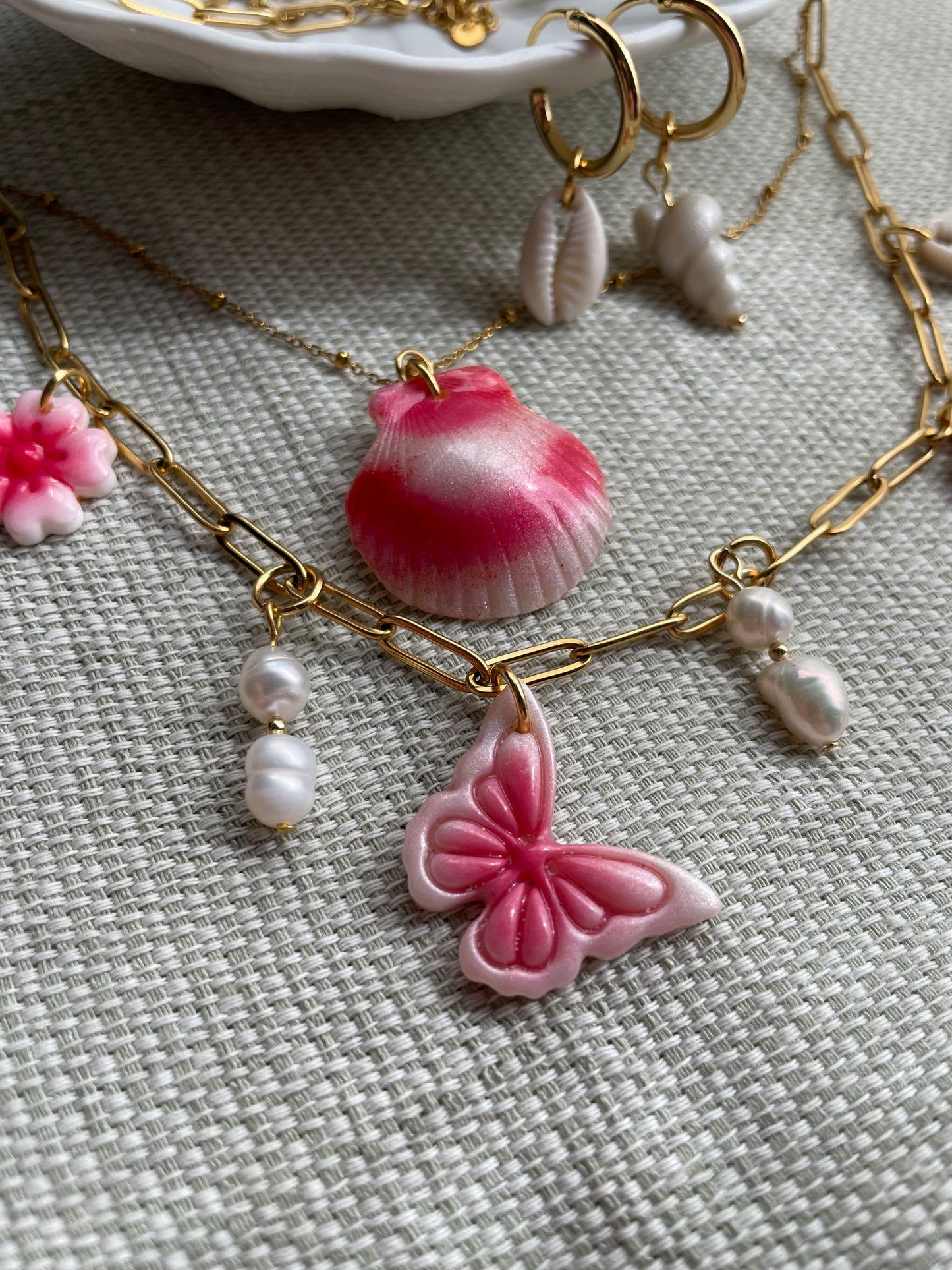 Collier doré Lara - jusqu'à 7 charms