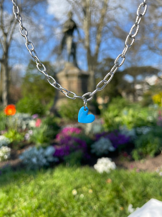 Clémence — Collier chaîne argentée charms personnalisables