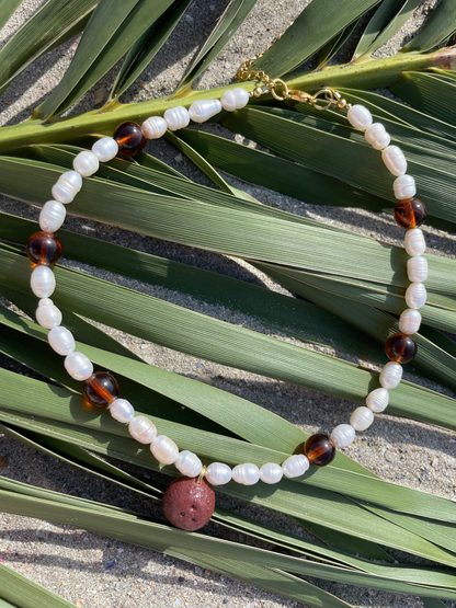 Collier noix de coco