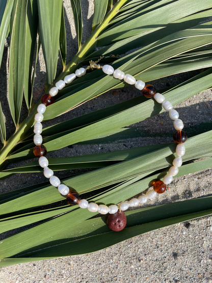 Collier noix de coco