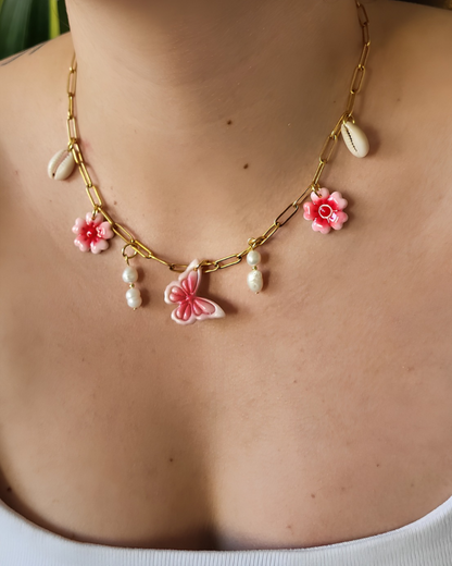 Collier doré Lara - jusqu'à 7 charms