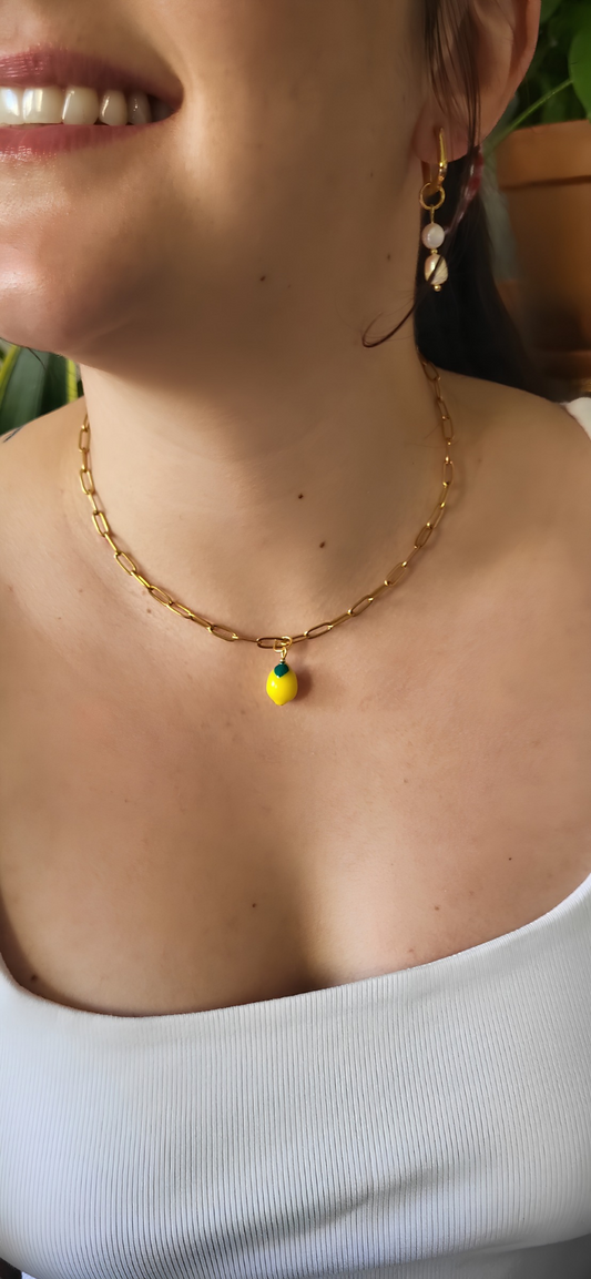 Collier citron