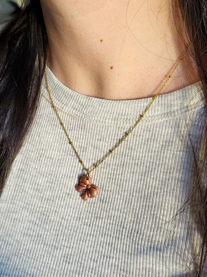 Rachel -  collier chaîne dorée charms personnalisables