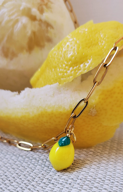 Collier citron